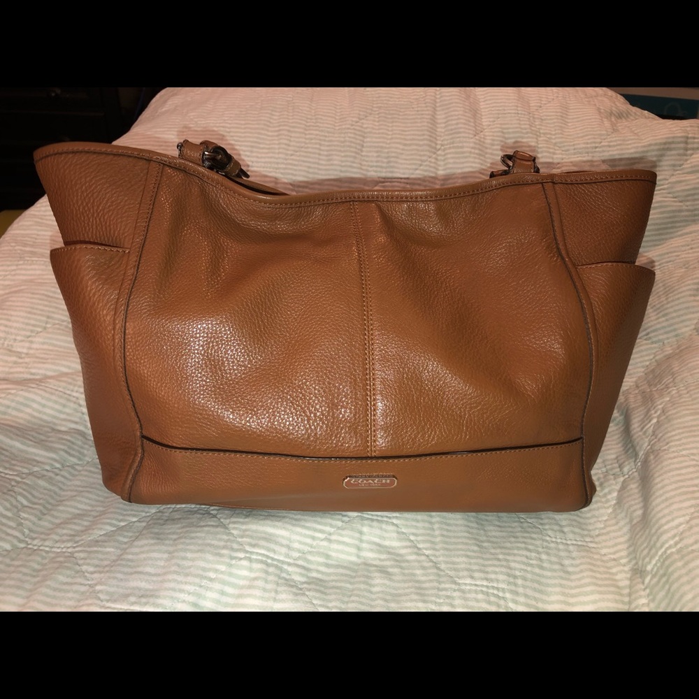 Coach Tan Tote Bag